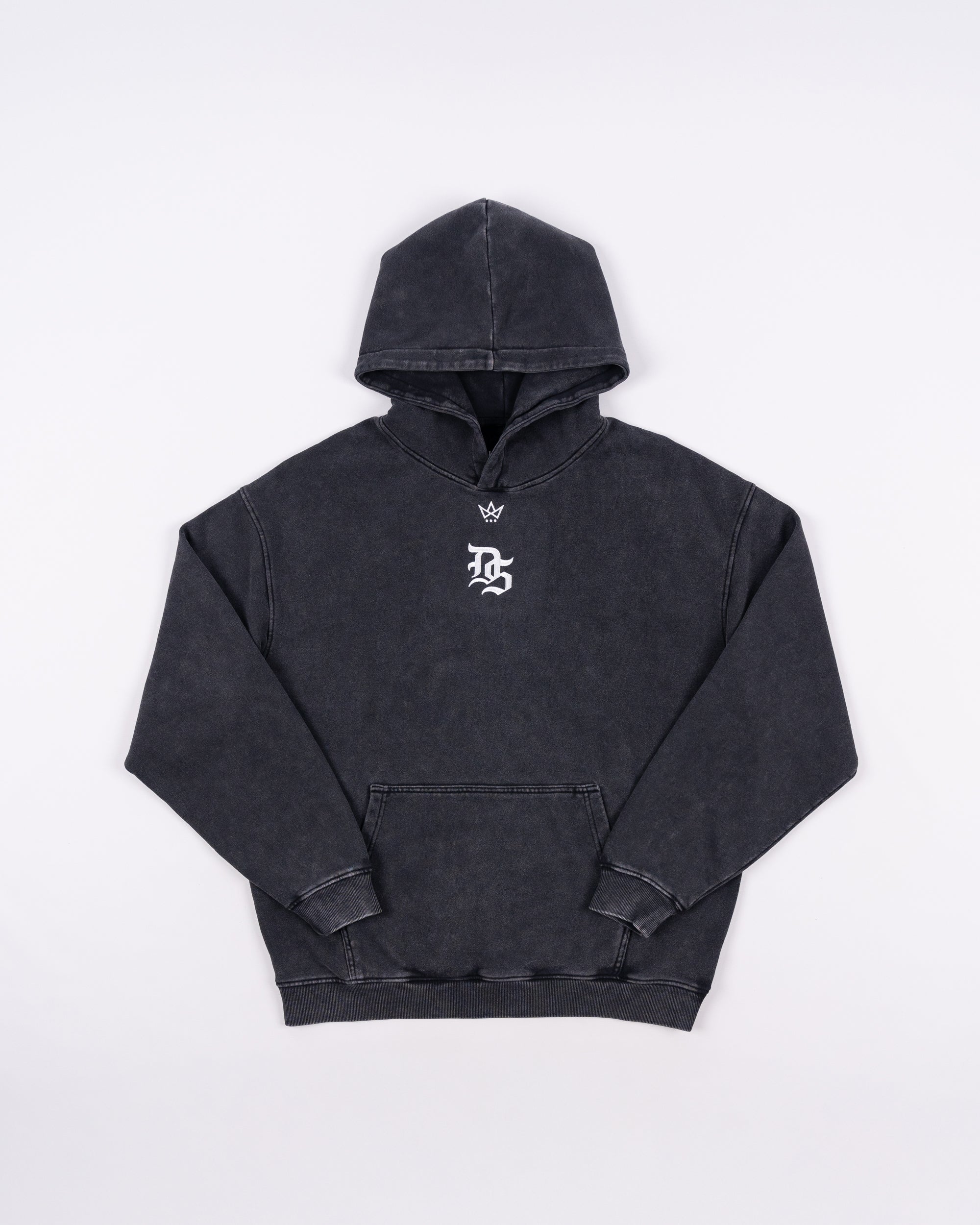 Daru Strong Premium Washed Hoodie – Black