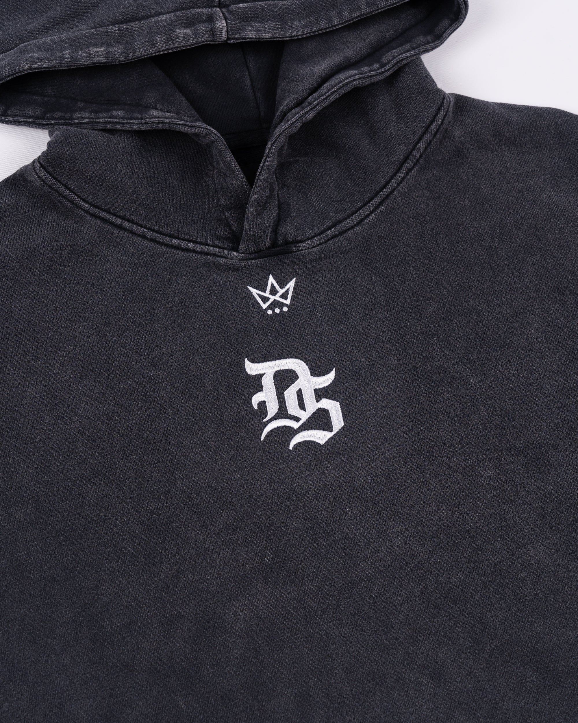 Daru Strong Premium Washed Hoodie – Black