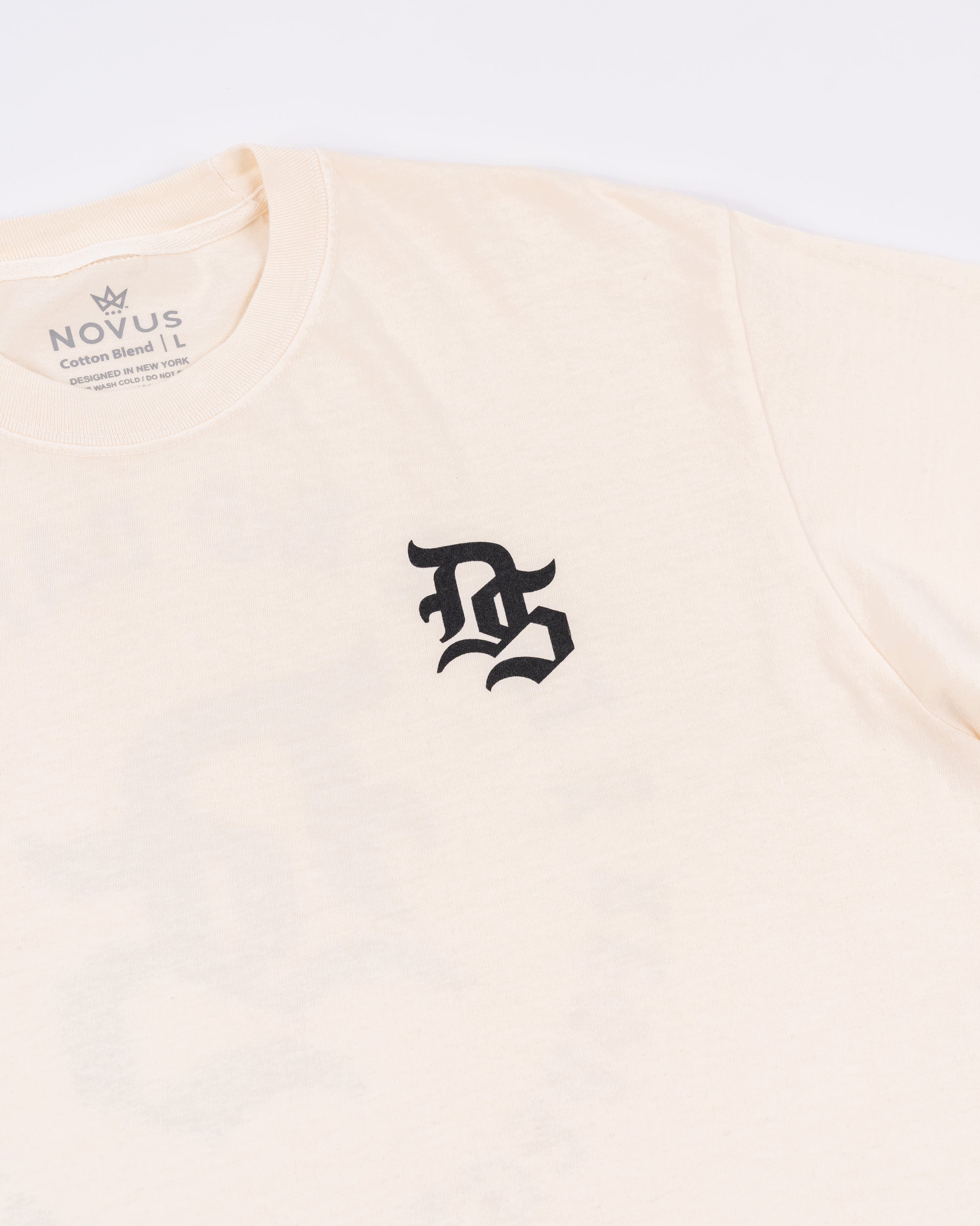 Daru Strong Washed Cotton SS Tee – Cream