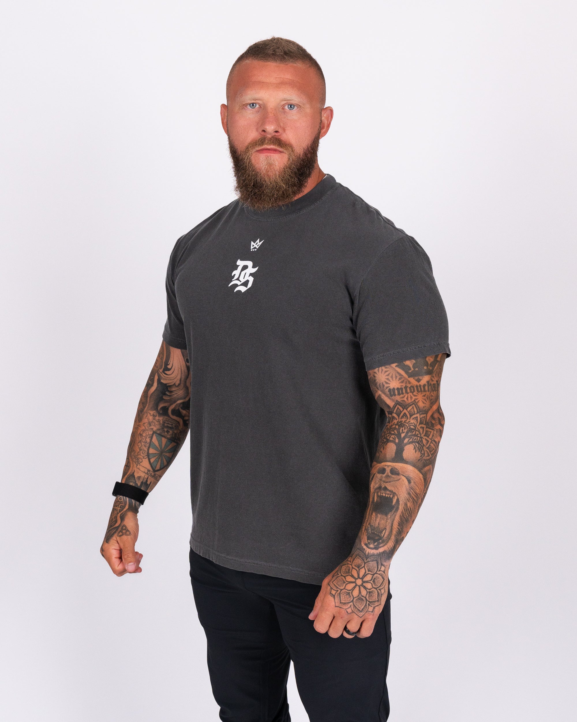 Daru Strong Washed Cotton SS Tee – Pepper