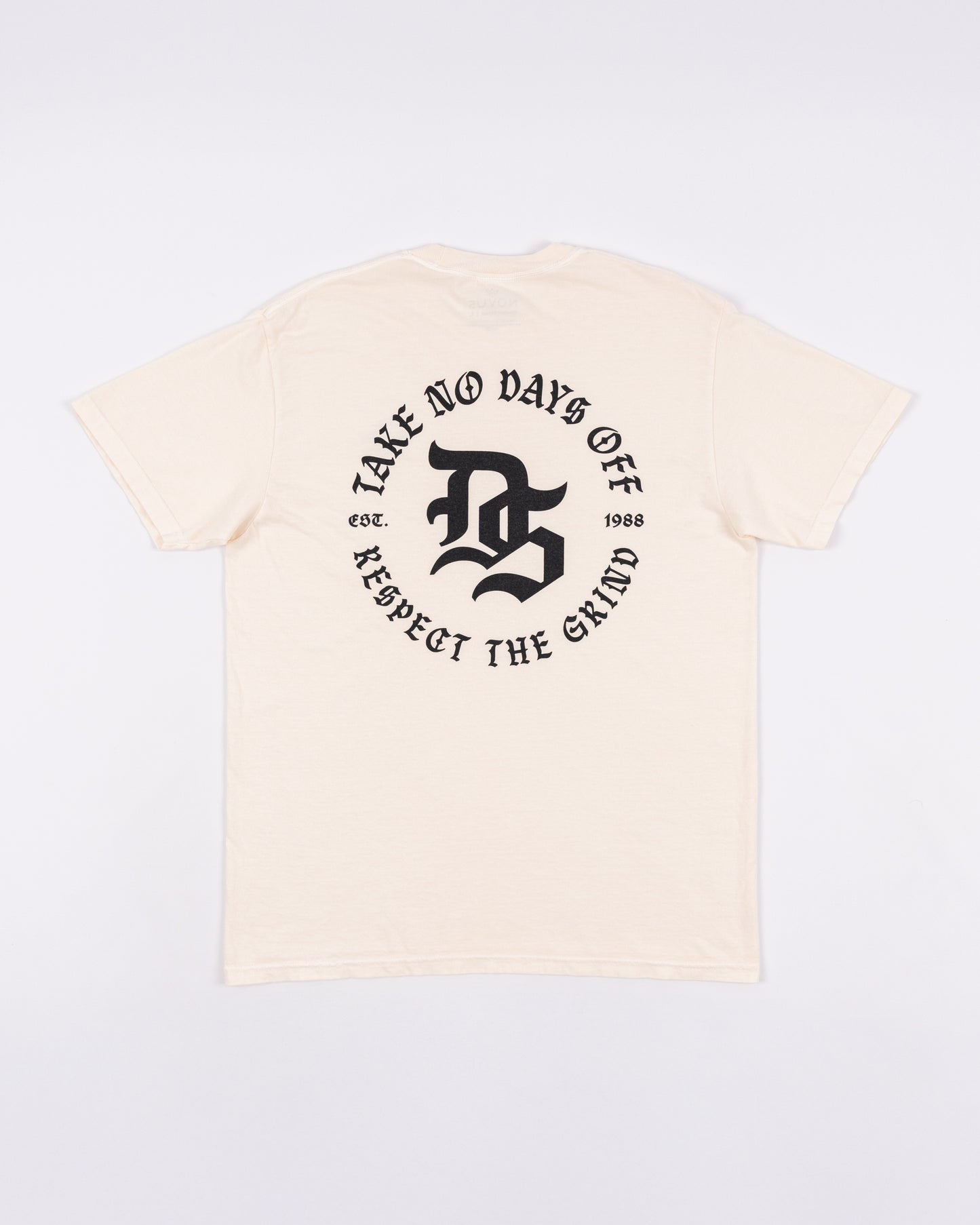 Daru Strong Washed Cotton SS Tee – Cream