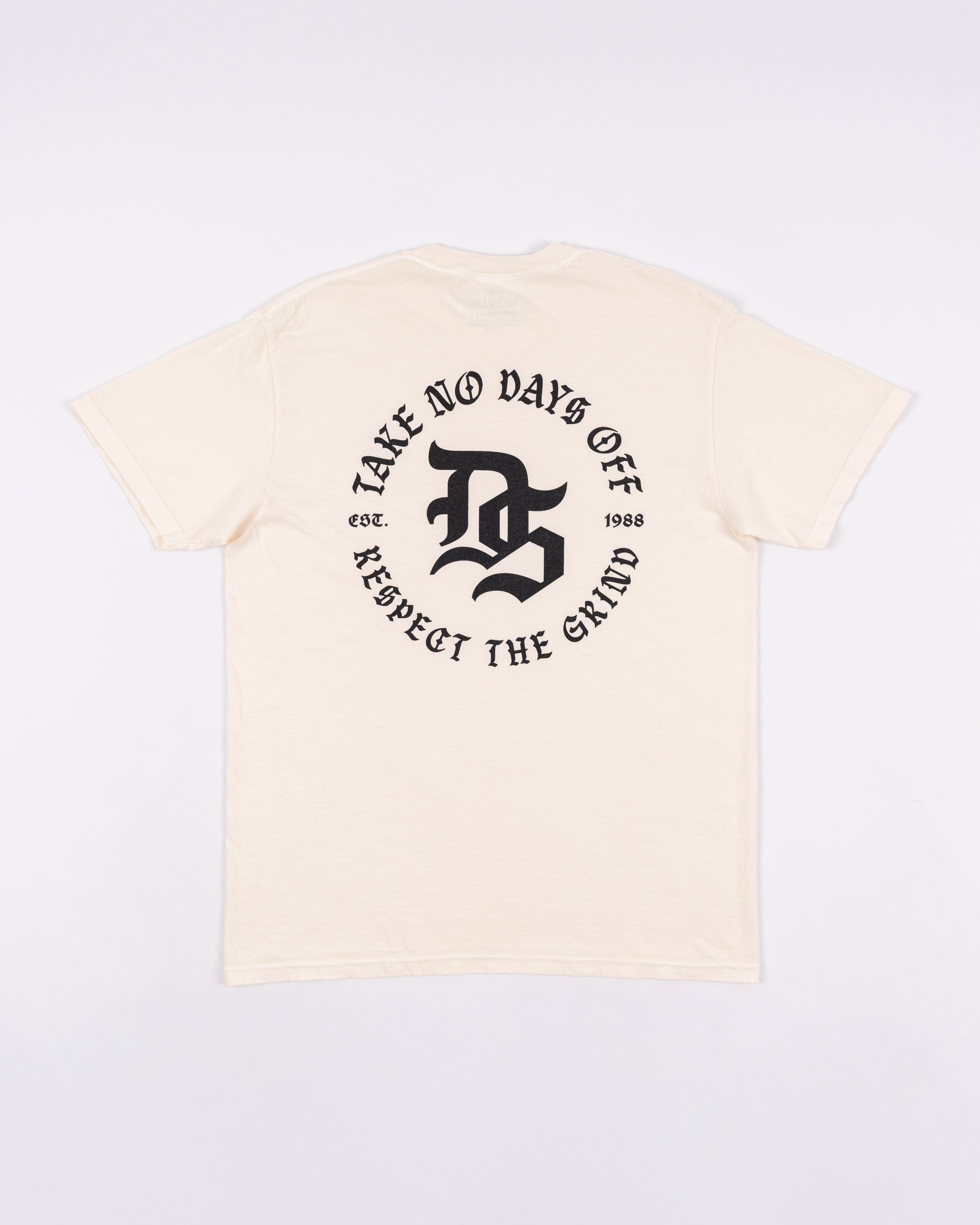 Daru Strong Washed Cotton SS Tee – Cream