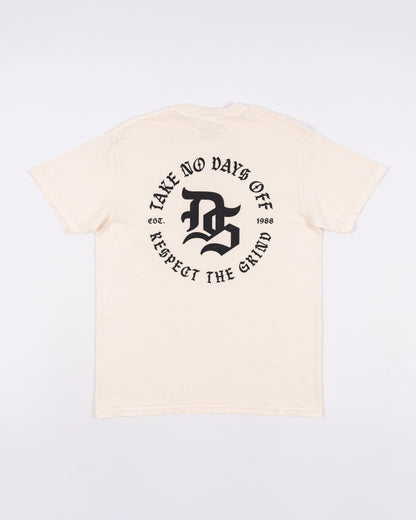 Daru Strong Washed Cotton SS Tee – Cream