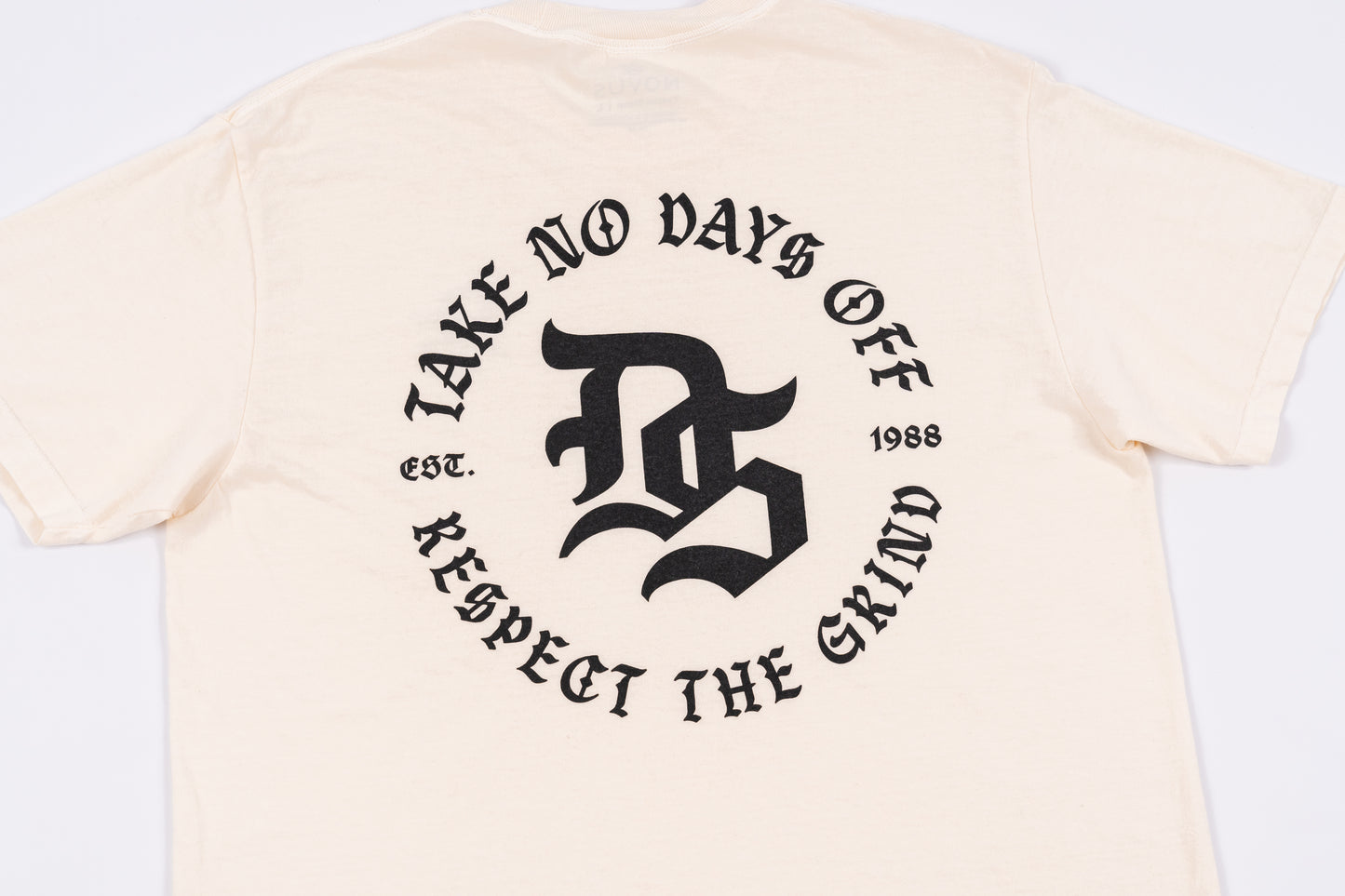 Daru Strong Washed Cotton SS Tee – Cream